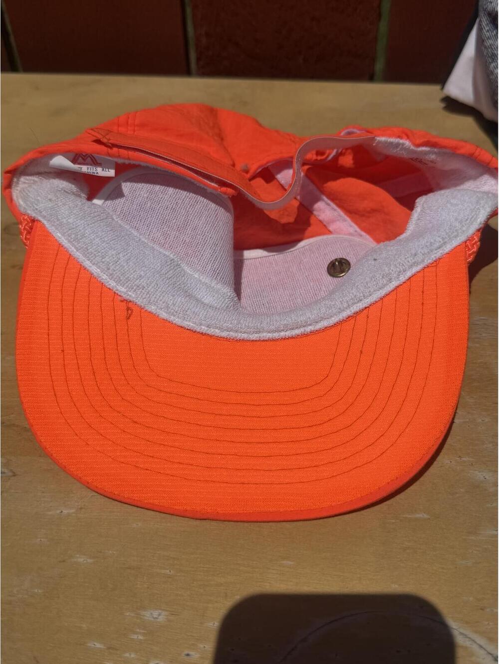 Vintage Fore Golf Neon Nylon Strapback Cap - Picture 5 of 5